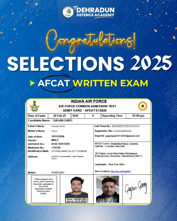 AFCAT(I) 2025 Written Exam Selection (3)