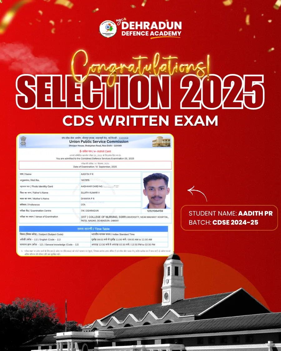 CDS(II) 2025 Written Exam Selection (3)