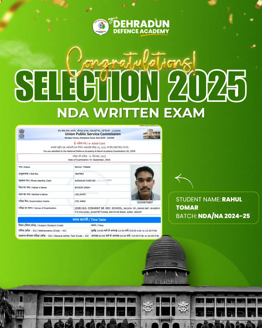 NDA(II) 2025 Written Exam Selection (6)