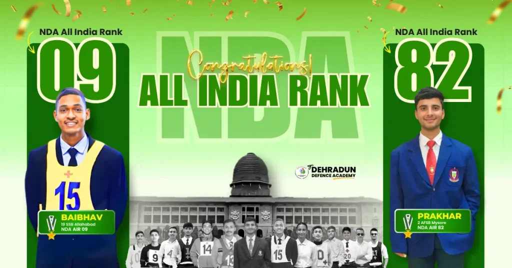 Baibhav Secures All India Rank 09, Prakhar Secures 82: A Proud Moment For OGC Dehradun Defence Academy