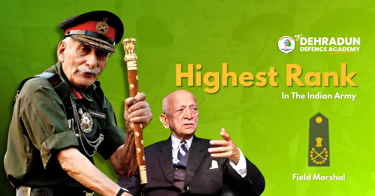 Highest Rank In The Indian Army: Field Marshal