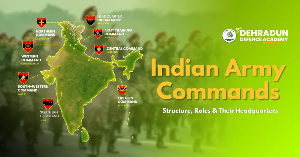 Indian Army Commands Explained: Structure, Roles & Their Headquarters