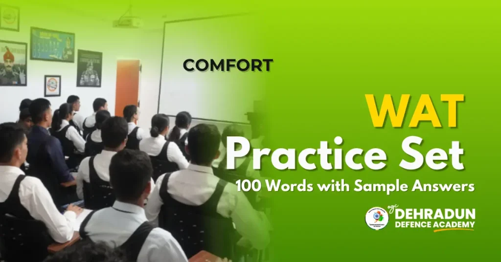 WAT Practice Set: 100 Words with Sample Answers