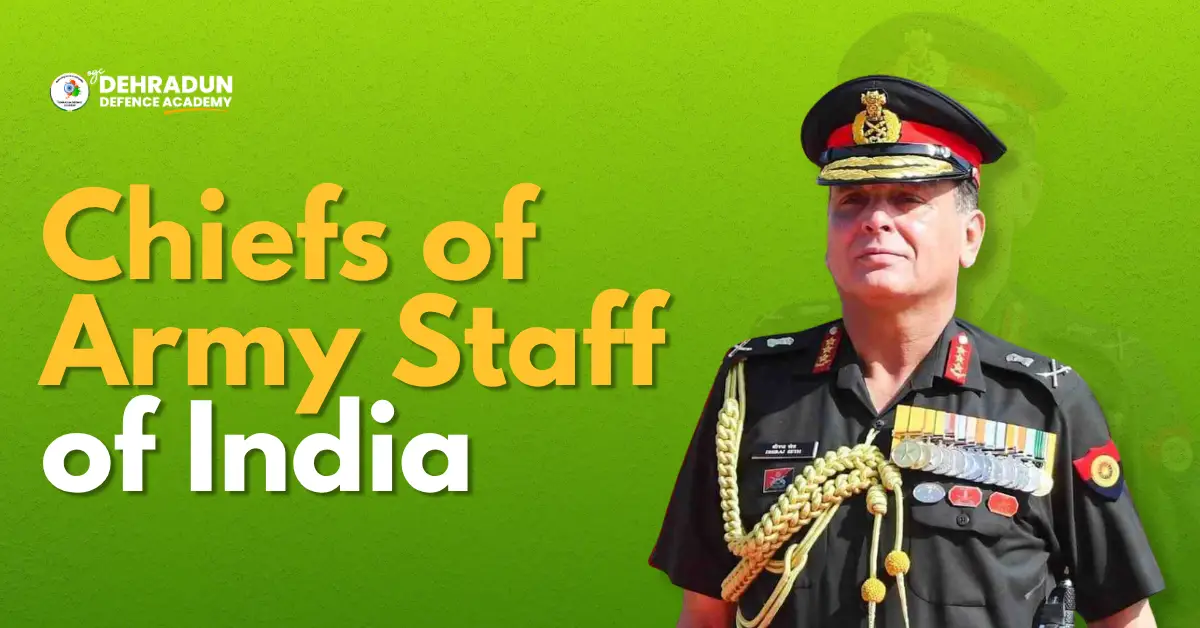 List of Chiefs of Army Staff of India (1949–2026)