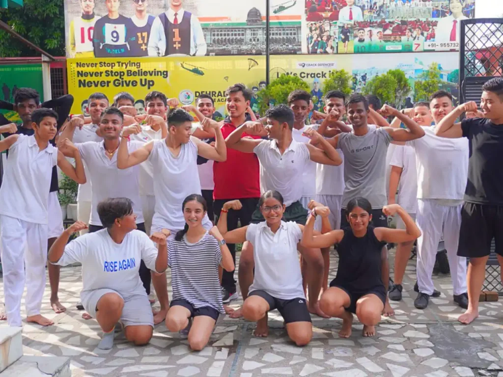 Physical training OGC Dehradun Defence Academy