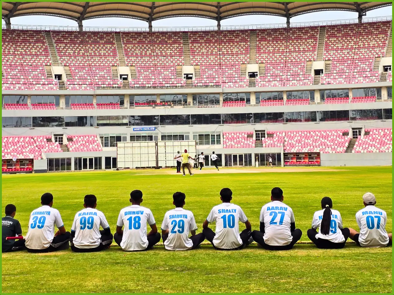 Sports facilities - Cricket Tournament at Internantional Rajiv Gandhi Cricket Stadium